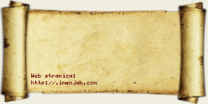 Jovana Krasojević vizit kartica